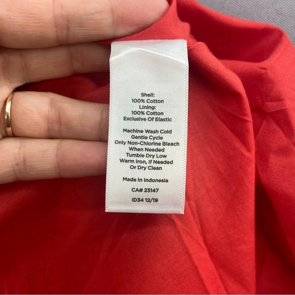 NWT Talbots Oasis Palm Fit and Flare Voile Dress Size 12 - Picture 10 of 11